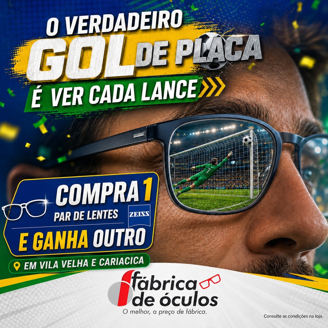 Lentes ZEISS na Fábrica de Óculos
